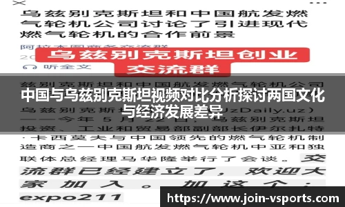 中国与乌兹别克斯坦视频对比分析探讨两国文化与经济发展差异